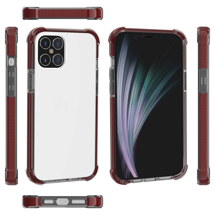 For iPhone 12 / 12 Pro Four-corner Shockproof TPU + Acrylic Protective Case