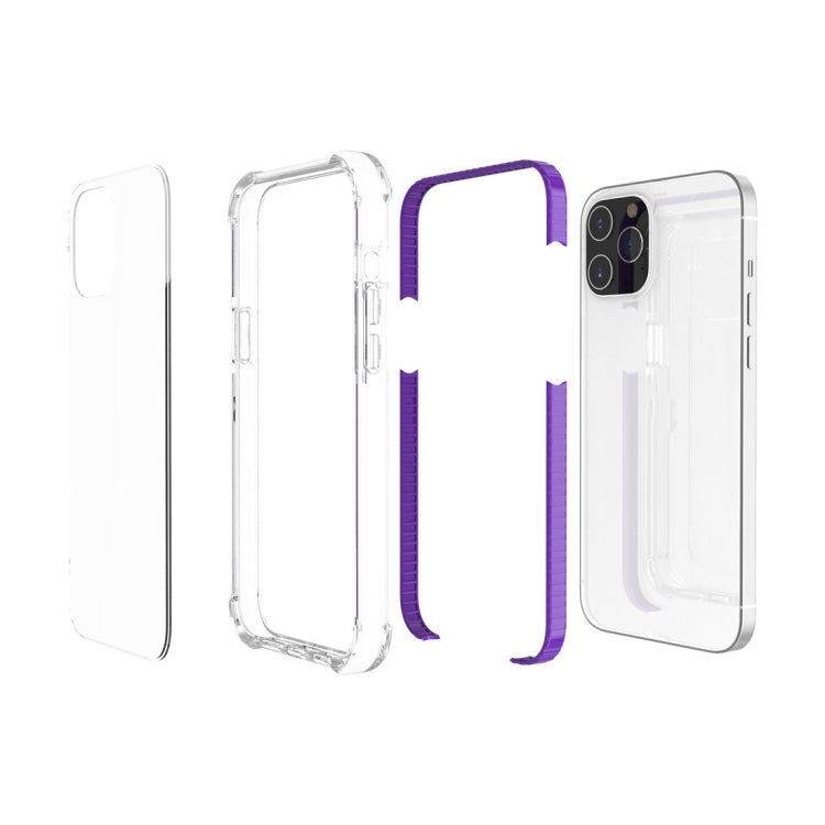 For iPhone 12 Pro Max Four-corner Shockproof TPU + Acrylic Protective Case