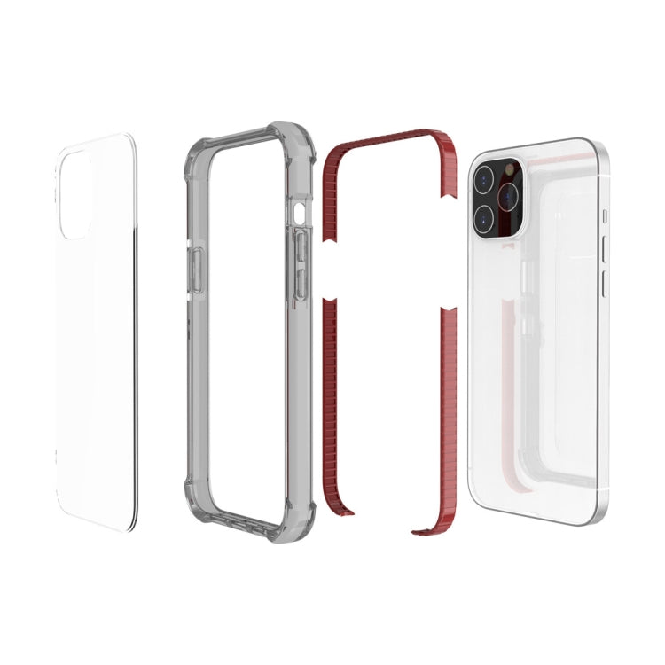For iPhone 12 Pro Max Four-corner Shockproof TPU + Acrylic Protective Case