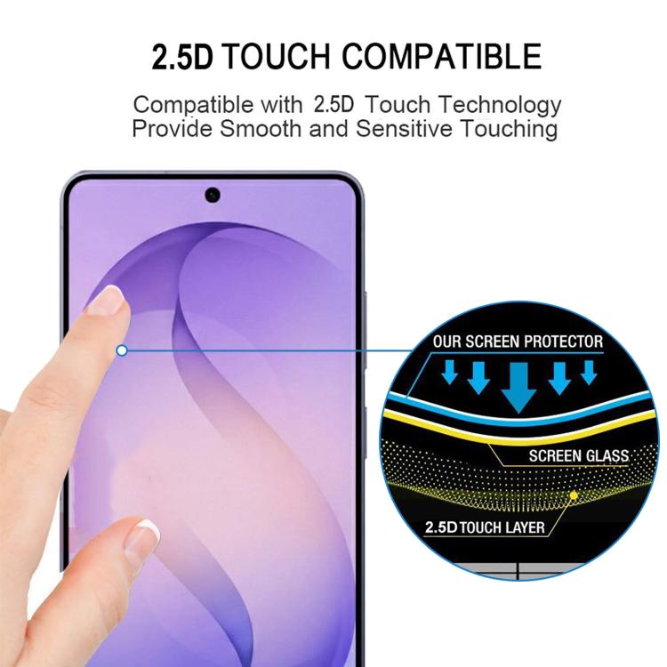 For Samsung Galaxy S26 Ultra 5G Full Glue Screen Tempered Glass Film, Support Fingerprint Unlocking