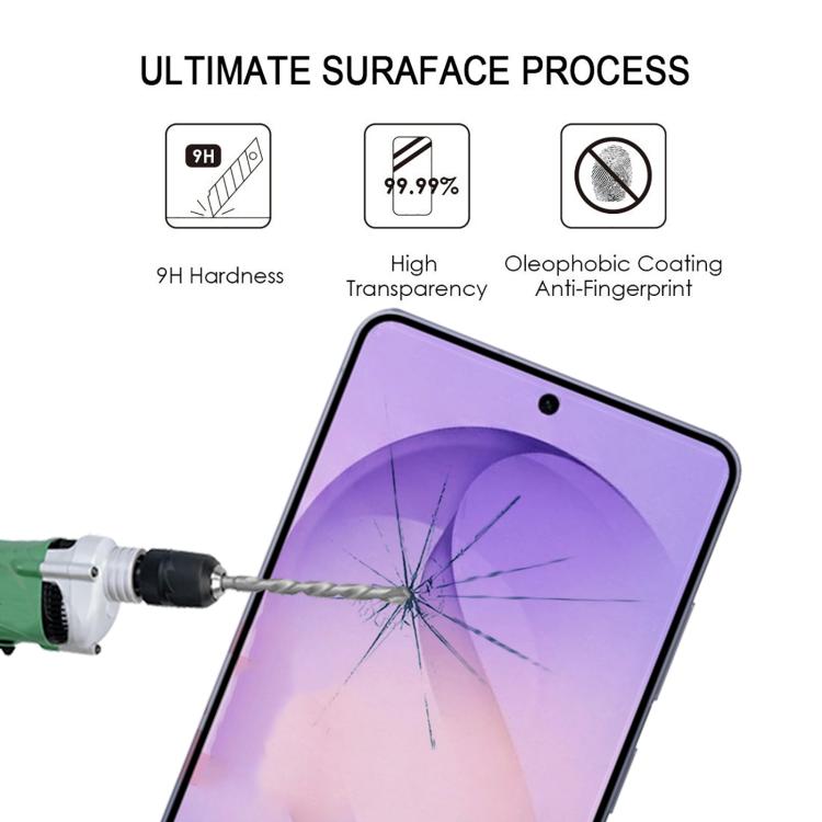 For Samsung Galaxy S26 Ultra 5G Full Glue Screen Tempered Glass Film, Support Fingerprint Unlocking