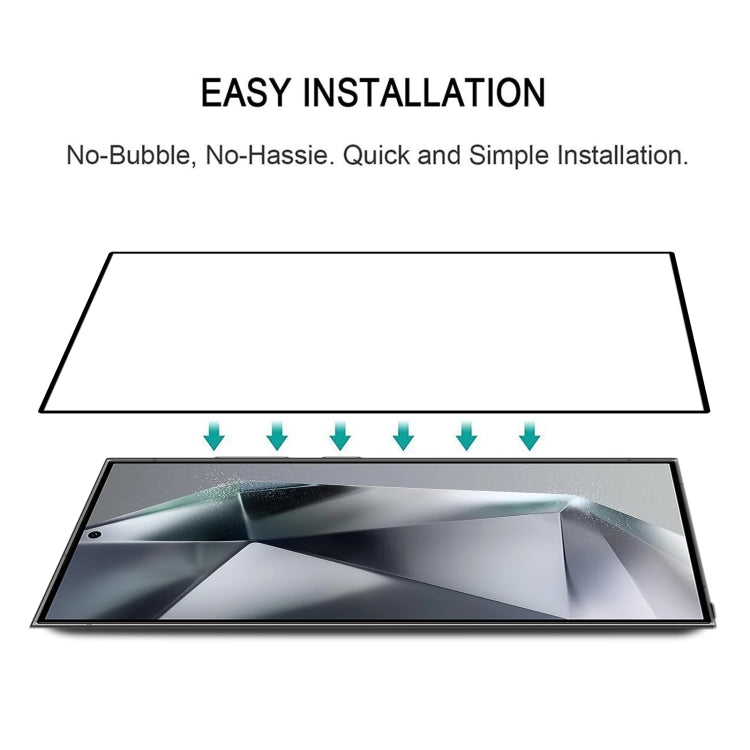 For Samsung Galaxy S25 Ultra 5G 25pcs Full Glue Screen Tempered Glass Film, Support Fingerprint Unlocking
