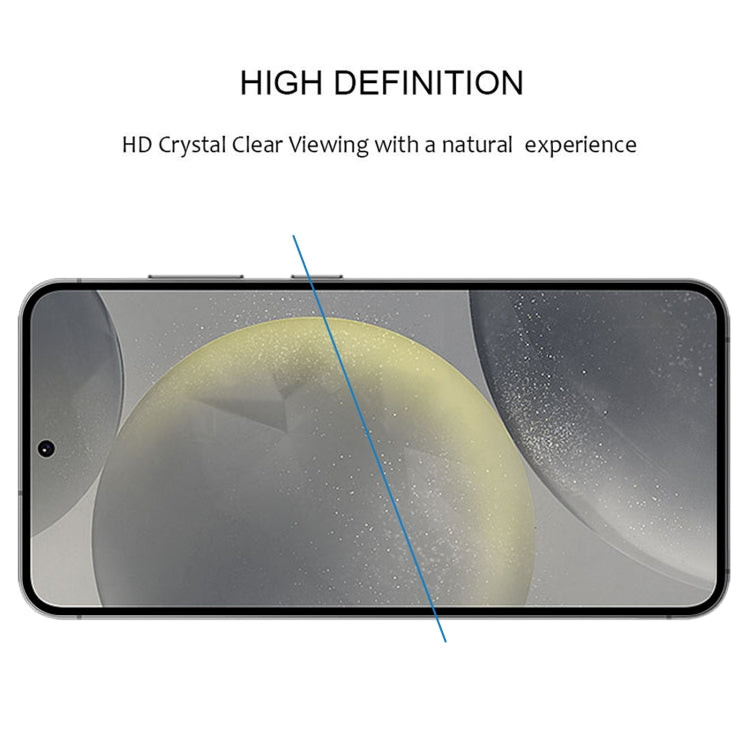 For Samsung Galaxy S25+ 5G 25pcs Full Glue Screen Tempered Glass Film, Support Fingerprint Unlocking