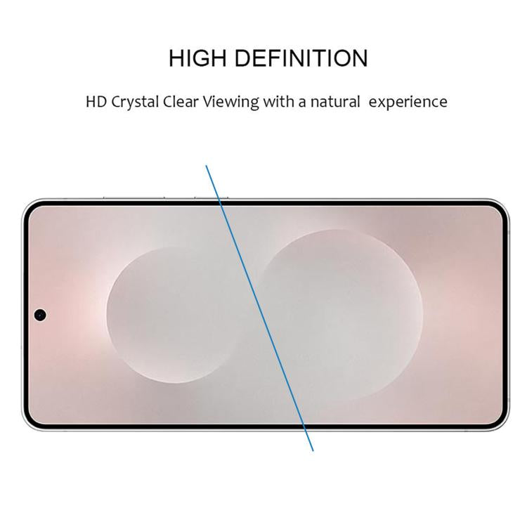 For Samsung Galaxy S25 Edge 5G 25pcs Full Glue Screen Tempered Glass Film, Support Fingerprint Unlocking