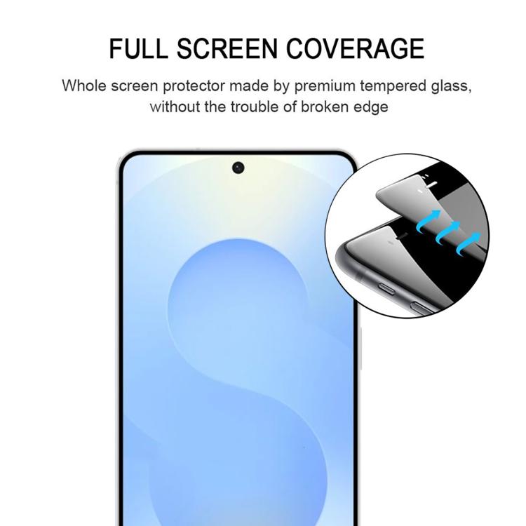 For Samsung Galaxy S26 5G 25pcs Full Glue Screen Tempered Glass Film, Support Fingerprint Unlocking