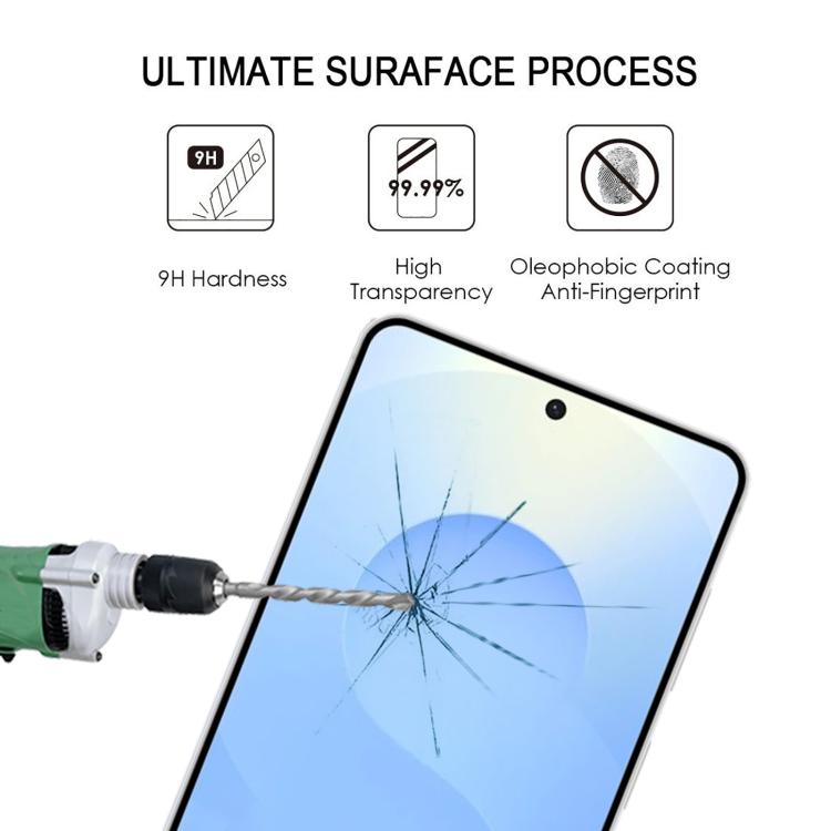 For Samsung Galaxy S26 5G 25pcs Full Glue Screen Tempered Glass Film, Support Fingerprint Unlocking