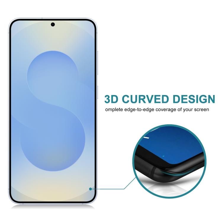 For Samsung Galaxy S25 5G Full Cover Anti-peeping Tempered Glass Film, Support Fingerprint Unlocking