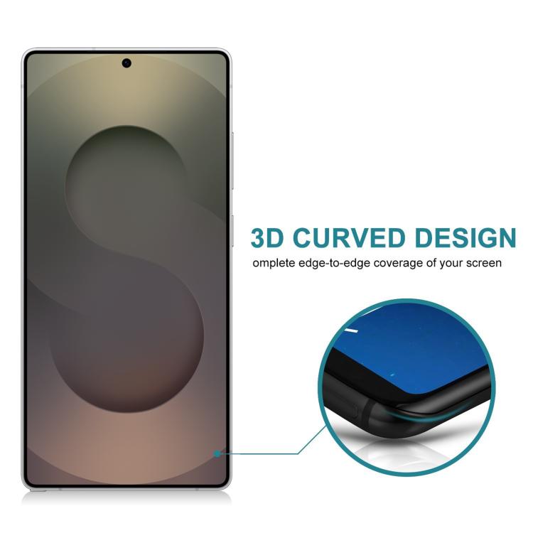 For Samsung Galaxy S25 Ultra 5G Full Cover Anti-peeping Tempered Glass Film, Support Fingerprint Unlocking