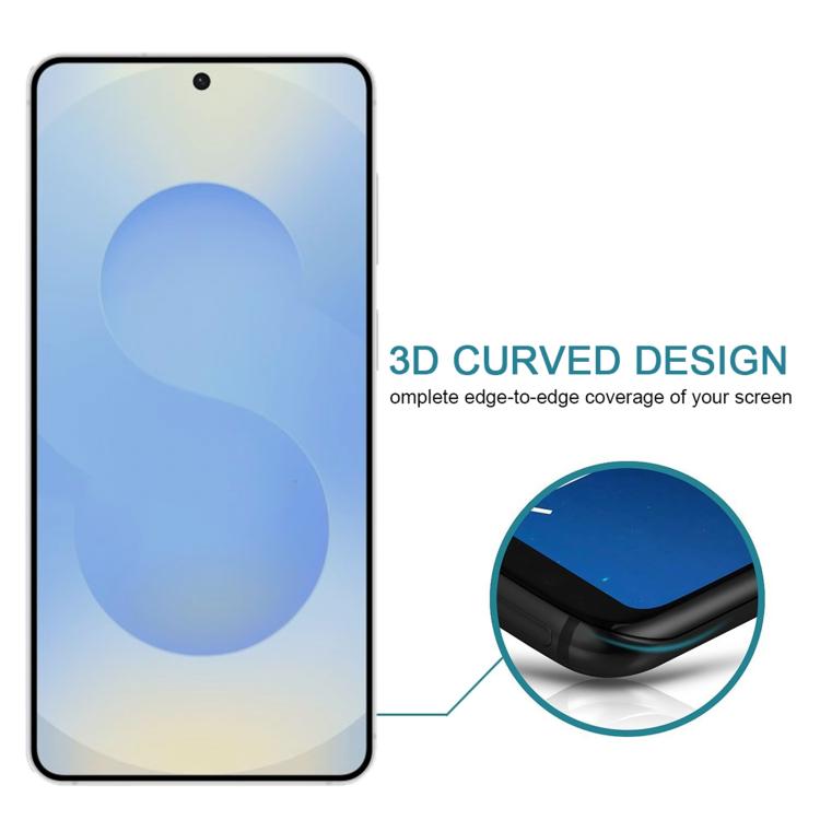 For Samsung Galaxy S26 5G 25pcs Full Cover Anti-peeping Tempered Glass Film,  Support Fingerprint Unlocking