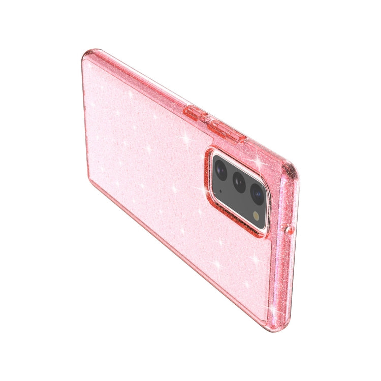 For Samsung Galaxy Note20 Shockproof Terminator Style Glitter Powder Protective Case