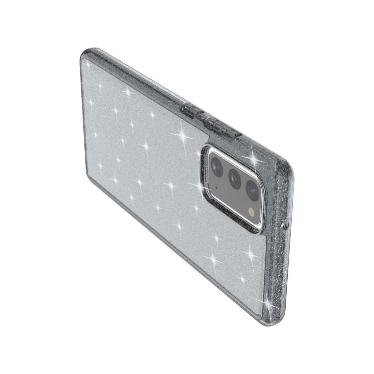 For Samsung Galaxy Note20 Shockproof Terminator Style Glitter Powder Protective Case