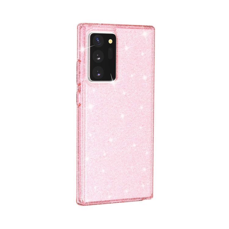 For Samsung Galaxy Note20 Ultra Shockproof Terminator Style Glitter Powder Protective Case
