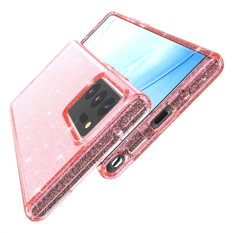 For Samsung Galaxy Note20 Ultra Shockproof Terminator Style Glitter Powder Protective Case