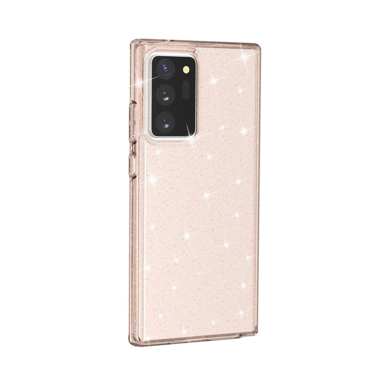 For Samsung Galaxy Note20 Ultra Shockproof Terminator Style Glitter Powder Protective Case