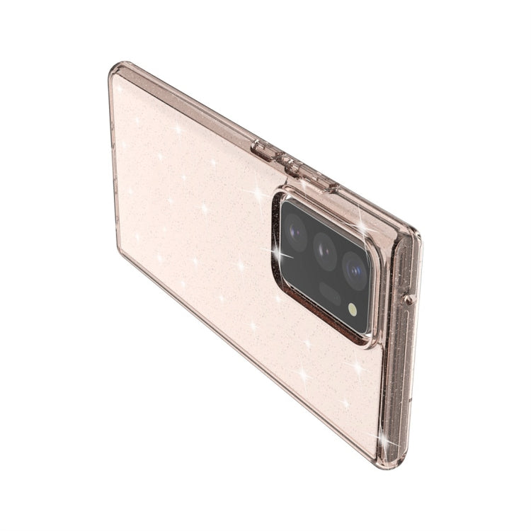 For Samsung Galaxy Note20 Ultra Shockproof Terminator Style Glitter Powder Protective Case