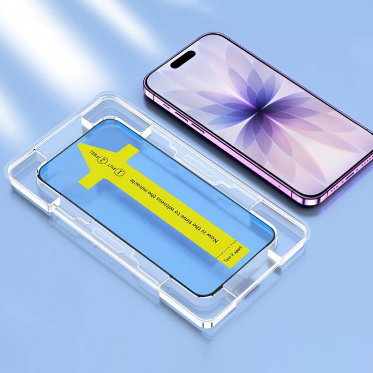 For iPhone 17 HD Fast Attach Dust-proof Anti-static Tempered Glass Film
