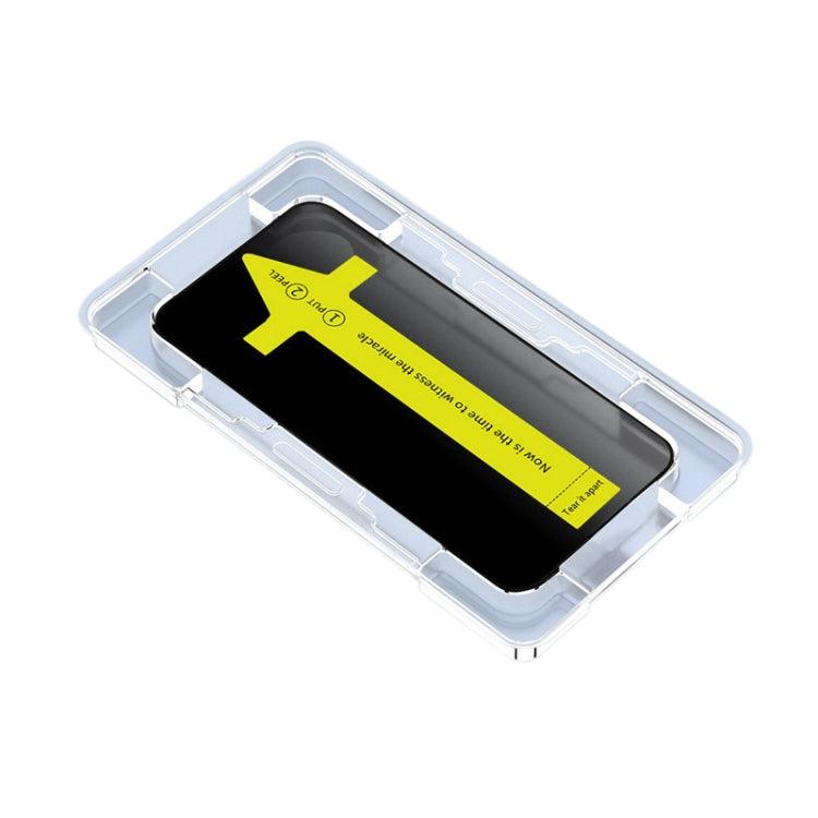 For iPhone 16 Pro Max 25pcs Anti-peeping Fast Attach Dust-proof Anti-static Tempered Glass Film