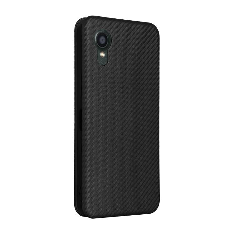 For Kyocera Digno SX5 Carbon Fiber Texture Flip Leather Phone Case