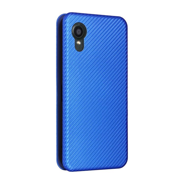 For Kyocera Digno SX5 Carbon Fiber Texture Flip Leather Phone Case