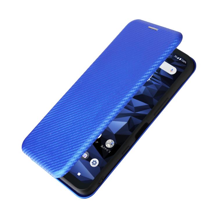 For Kyocera Digno SX5 Carbon Fiber Texture Flip Leather Phone Case