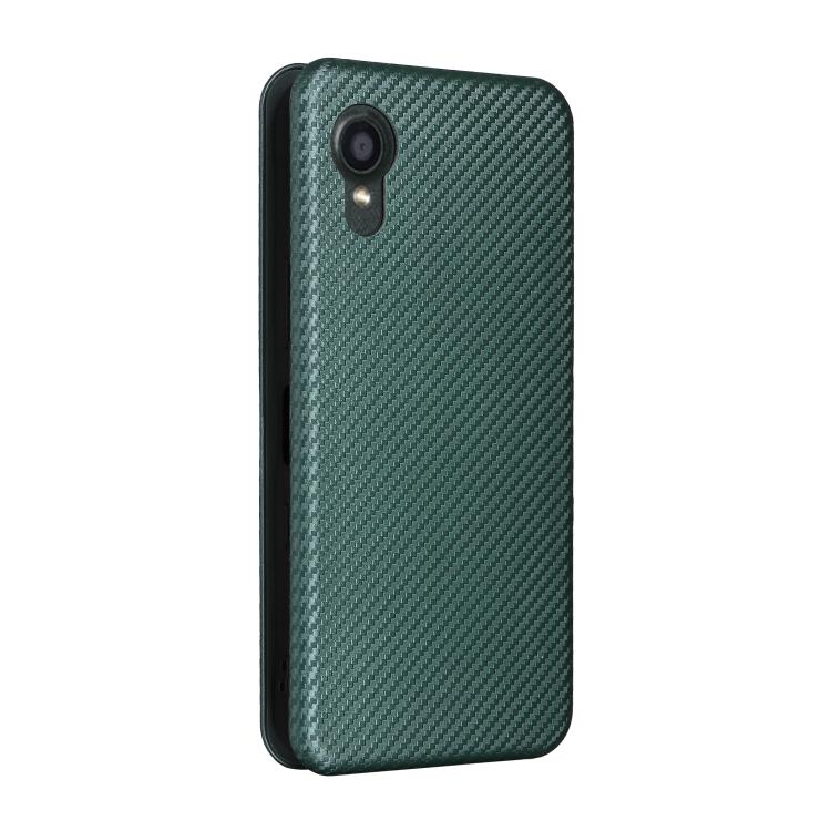 For Kyocera Digno SX5 Carbon Fiber Texture Flip Leather Phone Case
