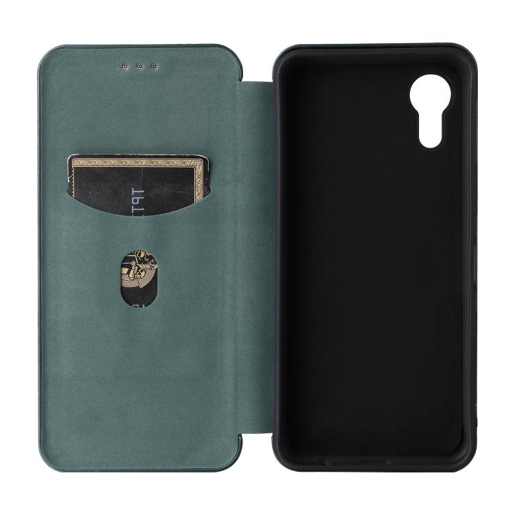 For Kyocera Digno SX5 Carbon Fiber Texture Flip Leather Phone Case