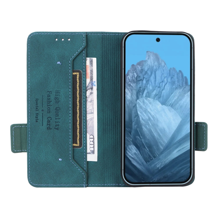 For Google Pixel 9 Pro XL Magnetic Clasp Leather Phone Case