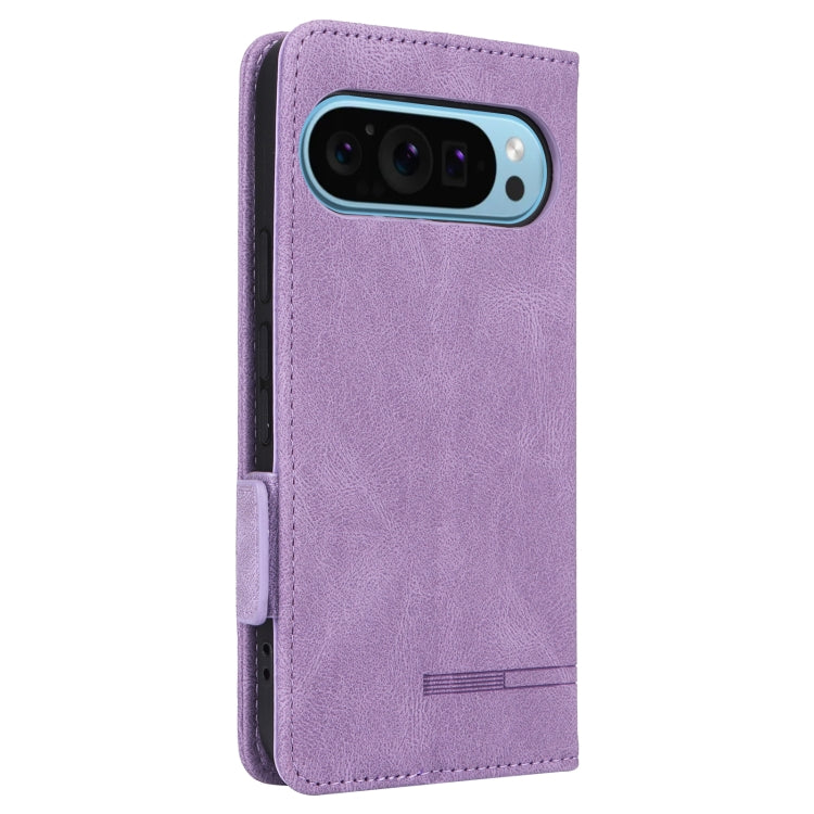 For Google Pixel 9 Pro XL Magnetic Clasp Leather Phone Case