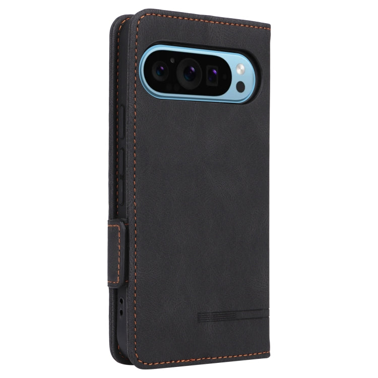 For Google Pixel 9 Pro XL Magnetic Clasp Leather Phone Case