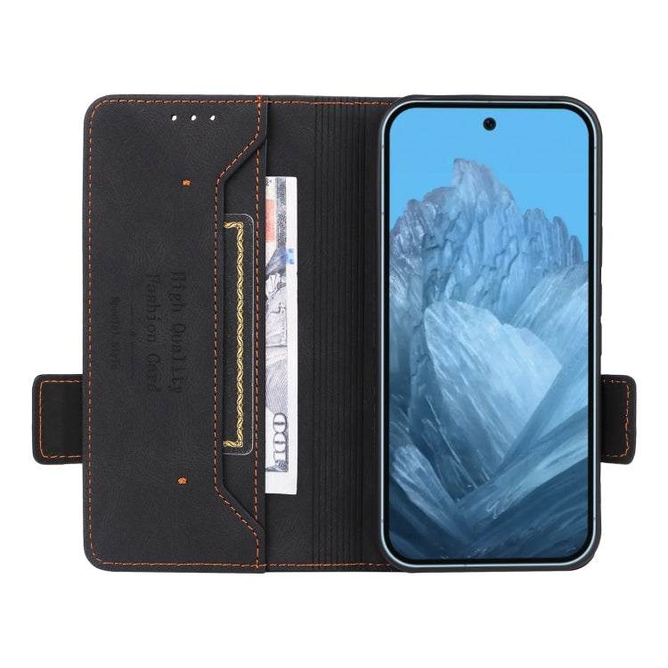 For Google Pixel 9 Pro XL Magnetic Clasp Leather Phone Case