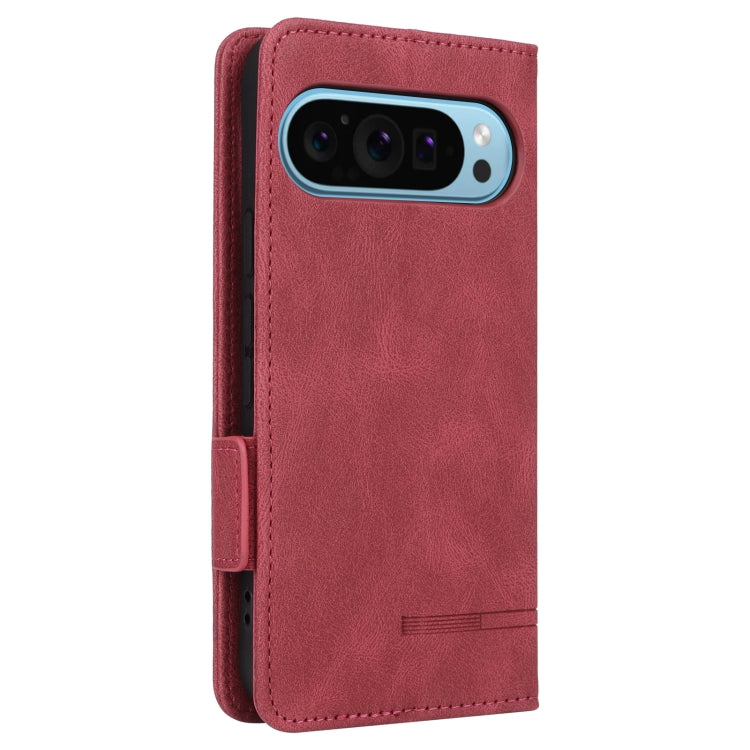 For Google Pixel 9 Pro XL Magnetic Clasp Leather Phone Case
