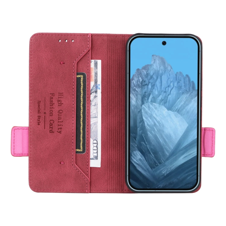 For Google Pixel 9 Pro XL Magnetic Clasp Leather Phone Case