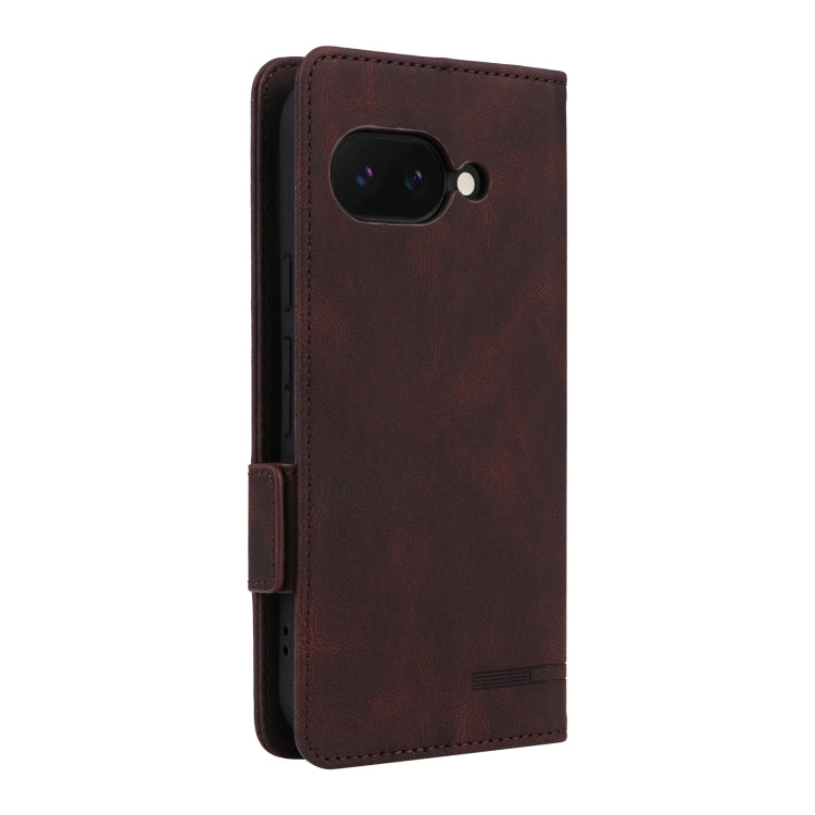 For Google Pixel 9a Magnetic Clasp Leather Phone Case