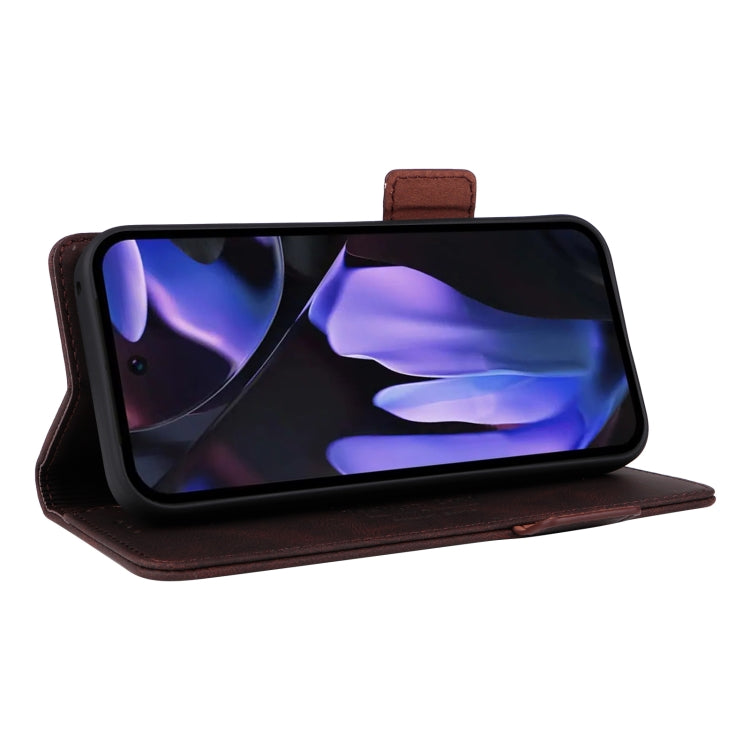 For Google Pixel 9a Magnetic Clasp Leather Phone Case