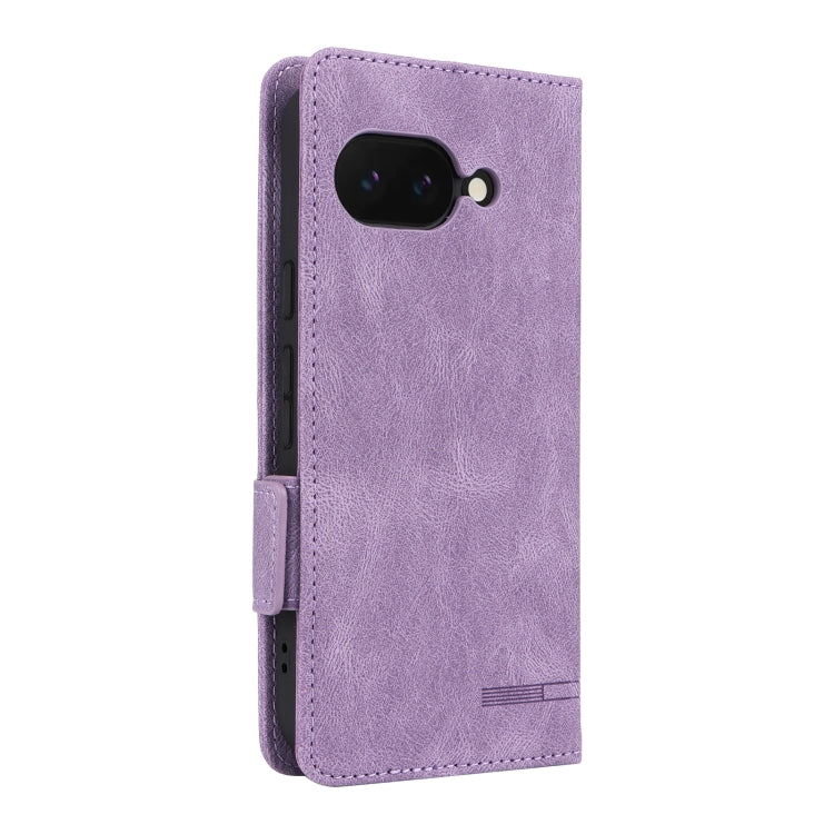 For Google Pixel 9a Magnetic Clasp Leather Phone Case