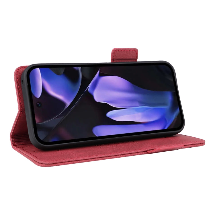For Google Pixel 9a Magnetic Clasp Leather Phone Case