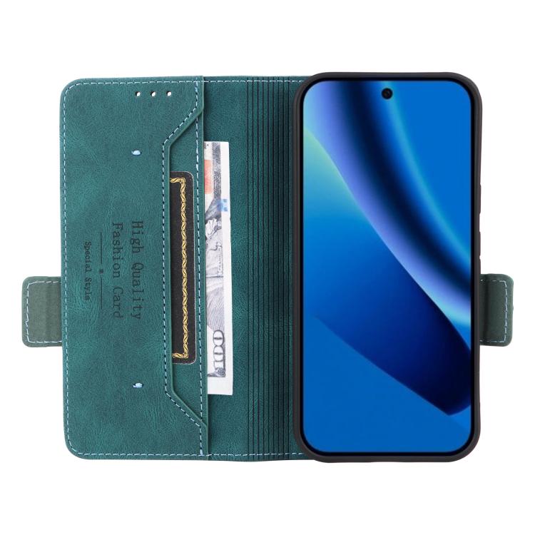 For Google Pixel 10a Magnetic Clasp Leather Phone Case