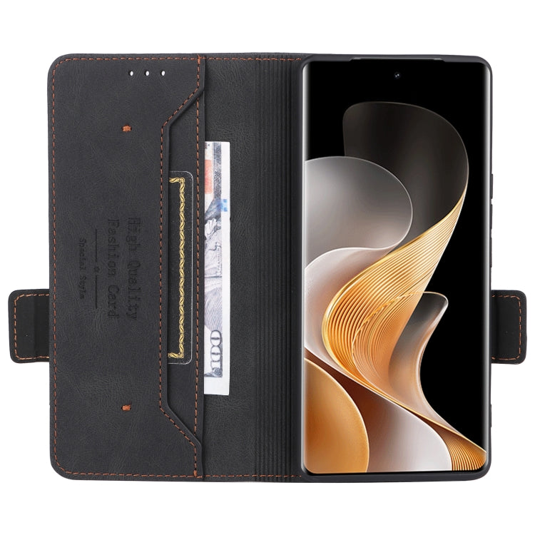 For vivo S19 Pro Magnetic Clasp Leather Phone Case