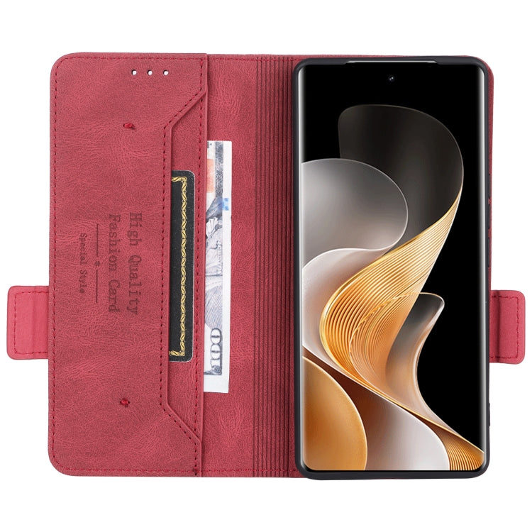 For vivo S19 Pro Magnetic Clasp Leather Phone Case