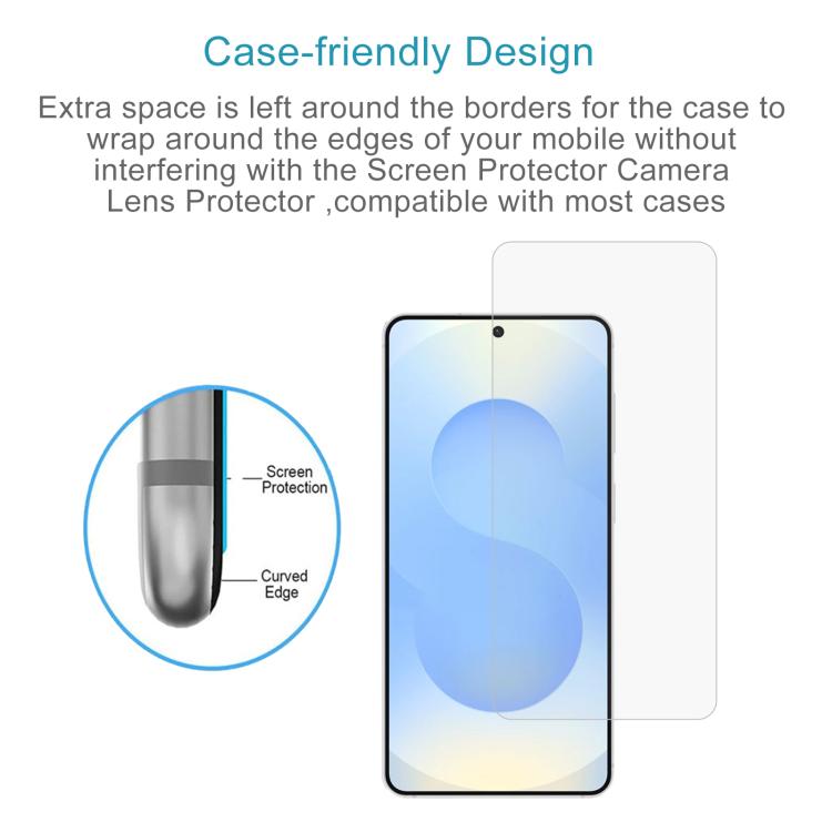 For Samsung Galaxy S26 5G 0.18mm 9H 2.5D Tempered Glass Film, Support Fingerprint Unlocking