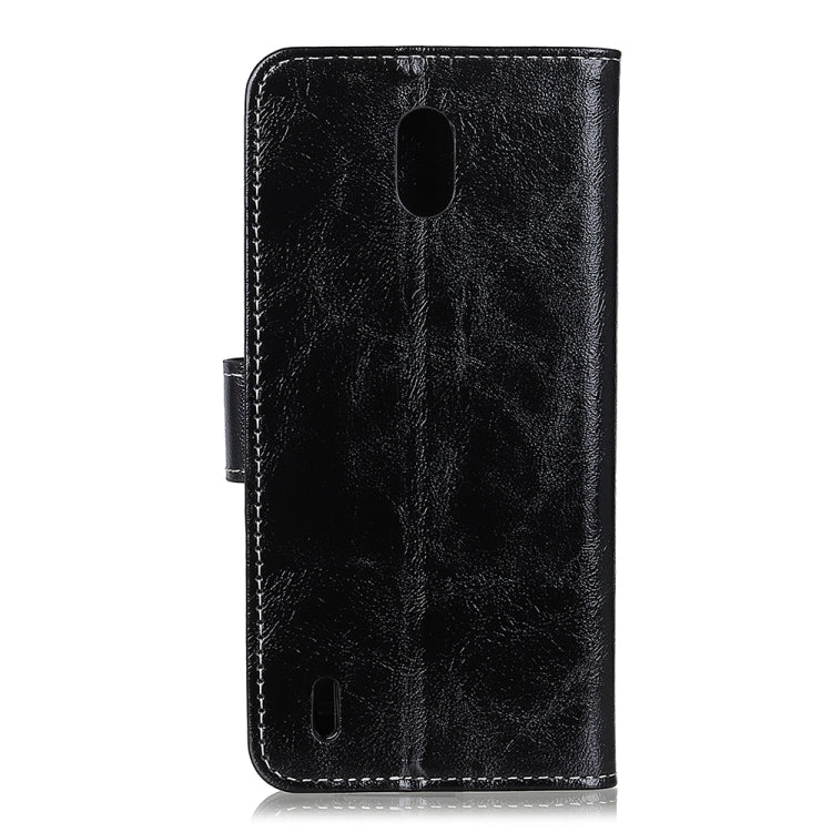 For Nokia C2 Retro Crazy Horse Texture Horizontal Flip Leather Case with Holder & Card Slots & Photo Frame & Wallet