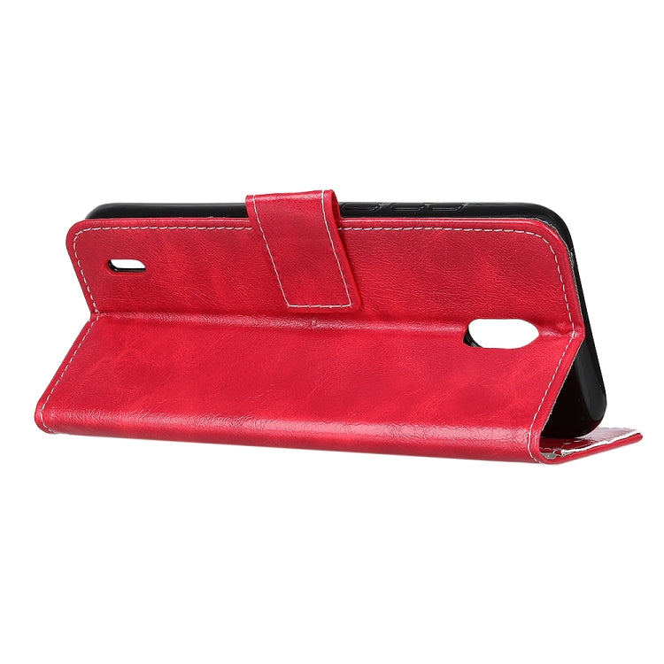 For Nokia C2 Retro Crazy Horse Texture Horizontal Flip Leather Case with Holder & Card Slots & Photo Frame & Wallet