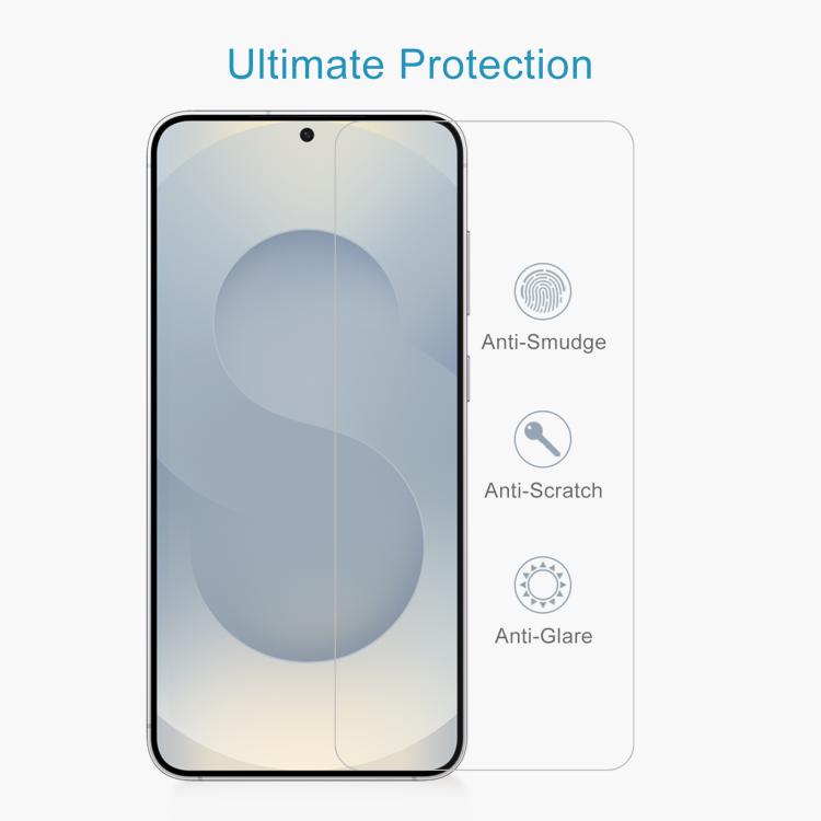 For Samsung Galaxy S25 Edge 5G 10pcs 0.18mm 9H 2.5D Tempered Glass Film, Support Fingerprint Unlocking