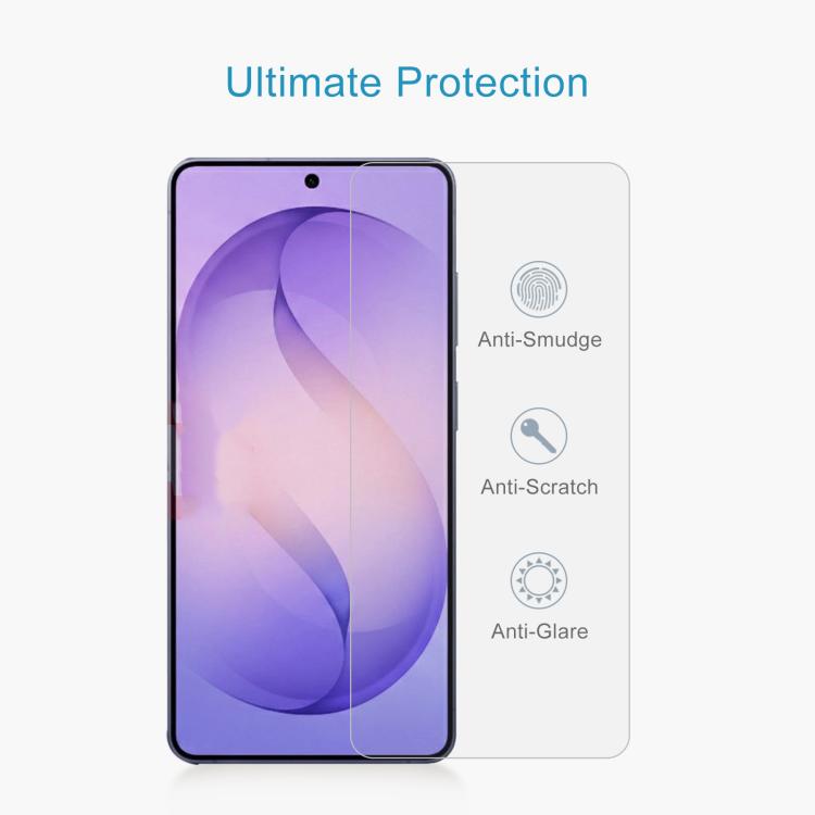 For Samsung Galaxy S26 Ultra 5G 50pcs 0.18mm 9H 2.5D Tempered Glass Film, Support Fingerprint Unlocking