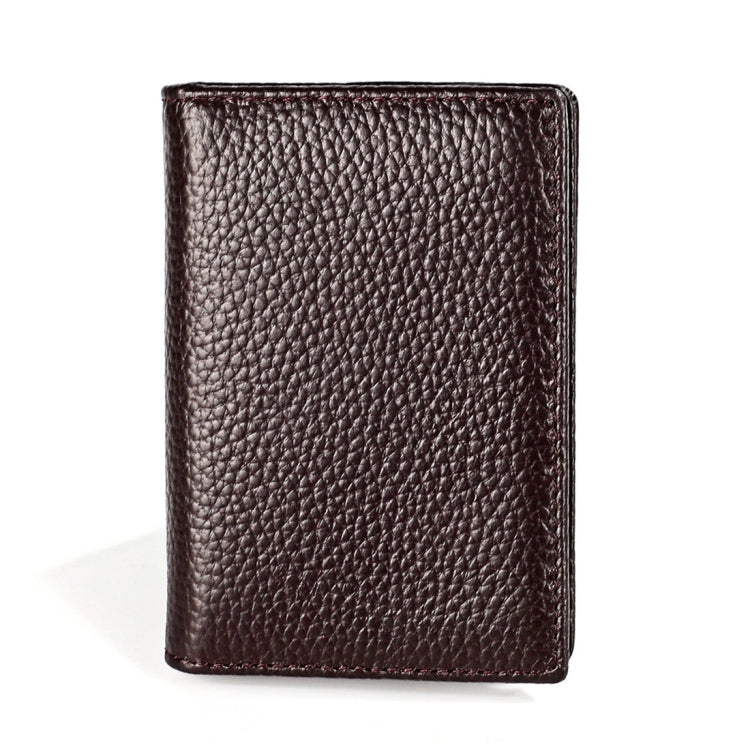 KB156 Antimagnetic RFID Men Leather Card Bag Card Holder