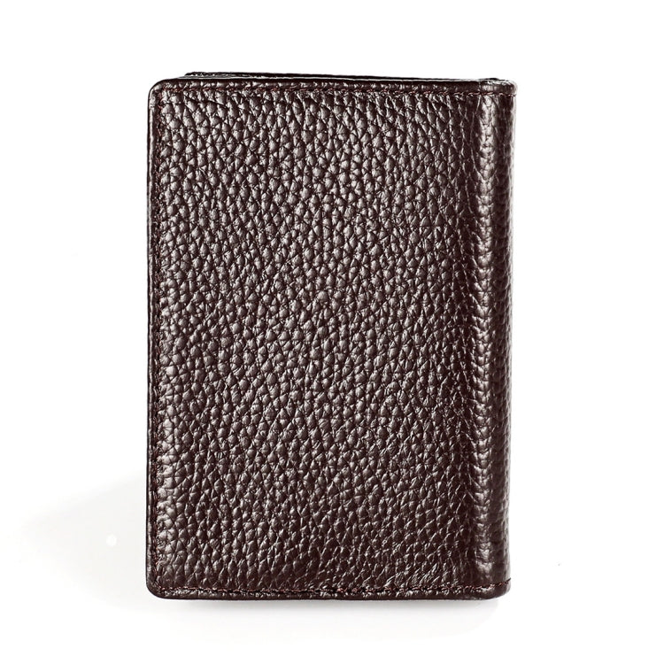 KB156 Antimagnetic RFID Men Leather Card Bag Card Holder