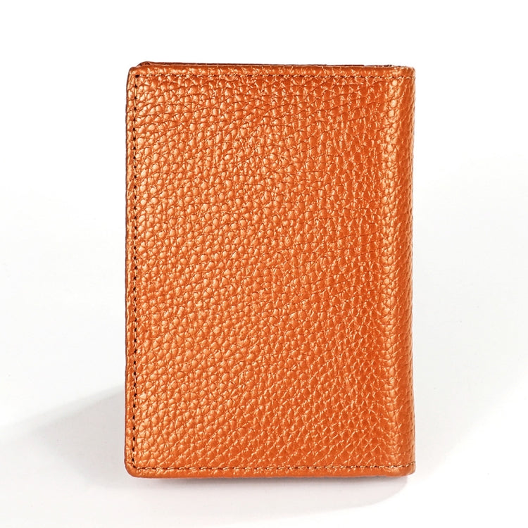 KB156 Antimagnetic RFID Men Leather Card Bag Card Holder