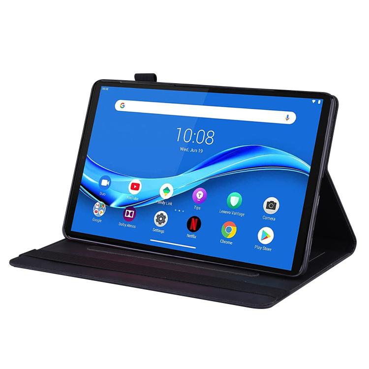 For Lenovo Tab K10C / E10C Business Shockproof Horizontal Flip Leather Tablet Case