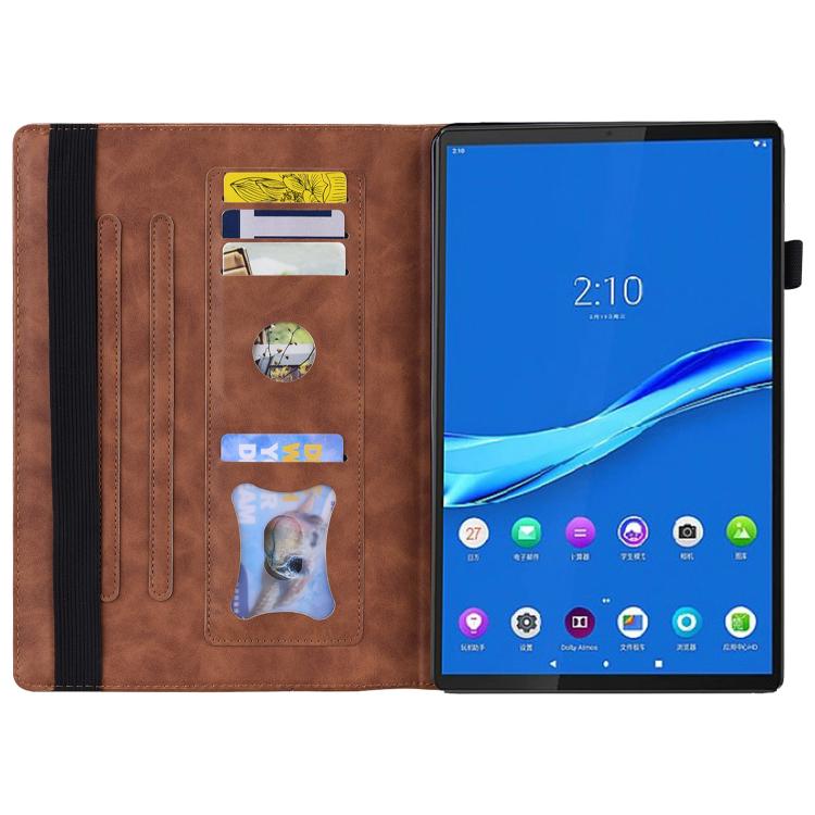 For Lenovo Tab K10C / E10C Business Shockproof Horizontal Flip Leather Tablet Case
