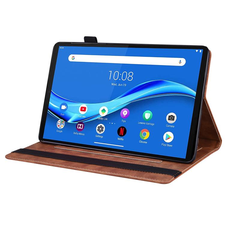 For Lenovo Tab K10C / E10C Business Shockproof Horizontal Flip Leather Tablet Case